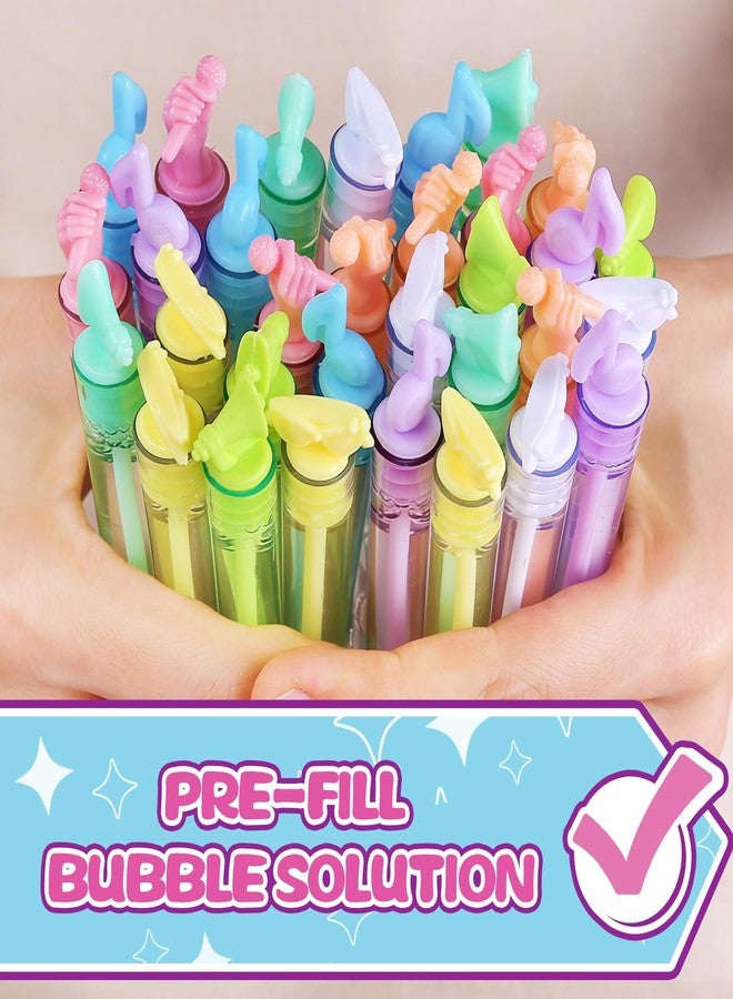 MAPIXO Taylor Music Party Decor Filler, Birthday Gift Box for Girls, 32 Pcs Mini Bubble Bulk Singer Bubble Toys, Party Favor Wand for Kid, Christmas Goody Bag Stuffers, Outdoor Game Supplies, Carnival Prizes - Image 2